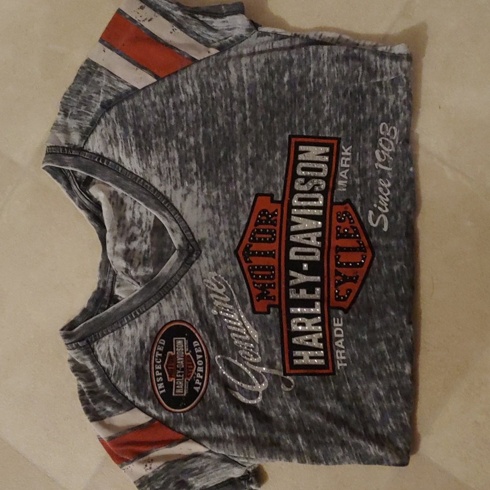 Harley Davidson burnout tee
